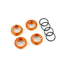 LEM8968A-Spring retainer (adjuster), orange-an odized aluminum, GT-Maxx shocks (4) ( assembled with o-ring)