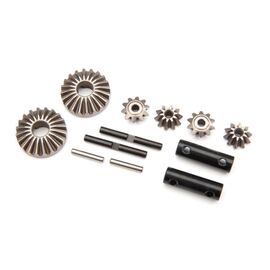 LEM8982-Gear set, differential (output gears (2)/ spider gears (4)/ spider gear sh aft (2)/ output shaft (2)