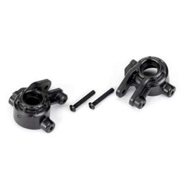 LEM9037-Steering blocks, extreme heavy duty, black (left &amp; right)/ 3x20mm BCS (2) (for use with #9080 upgrad