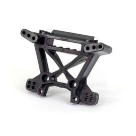 LEM9038-Shock tower, front, extreme heavy dut y, black (for use with #9080 upgrade kit)