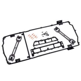 LEM9128-Body cage/ body mounts (front &amp; rear) / body mount latch (2)/ 3x8mm BCS (15 ) (fits #9111 or 9112 bo