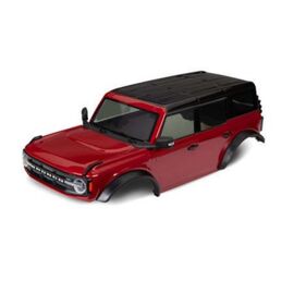 LEM9211R-Body, Ford Bronco (2021), complete, r ed (painted) (includes grille, side m irrors, door handles, fe