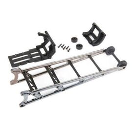 LEM9460X-Wheelie bar, black chrome (assembled) / wheelie bar mount