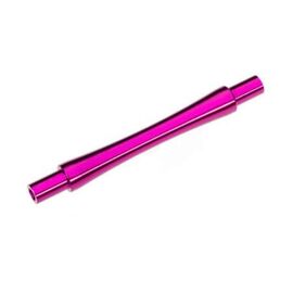 LEM9463P-Axle, wheelie bar, 6061-T6 aluminum ( pink-anodized) (1)/ 3x12 BCS (with th readlock) (2)