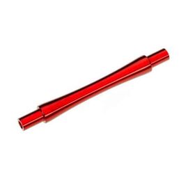 LEM9463R-Axle, wheelie bar, 6061-T6 aluminum ( red-anodized) (1)/ 3x12 BCS (with thr eadlock) (2)