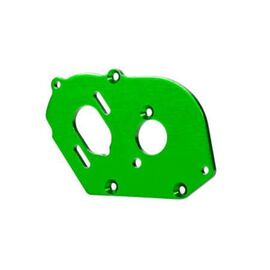 LEM9490G-Plate, motor, green (4mm thick) (alum inum)/ 3x10mm CS with split and flat washer (2)