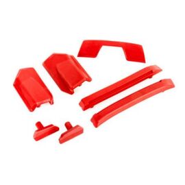 LEM9510R-Body reinforcement set, red/ skid pad s (roof) (fits #9511 body)