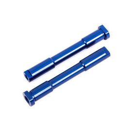 LEM9525-Bellcrank posts, steering (aluminum, blue-anodized)