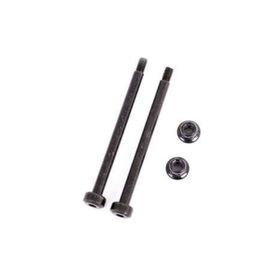 LEM9542-Suspension pins, outer, front, 3.5x48 .2mm (hardened steel) (2)/ M3x0.5mm N L, flanged (2)