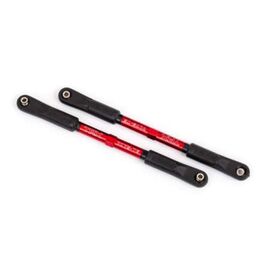 LEM9548R-Camber links, rear, Sledge (TUBES red -anodized, 7075-T6 aluminum, stronger than titanium) (144mm) (