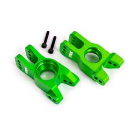 LEM9552G-Carriers, stub axle, 6061-T6 aluminum (green-anodized) (left and right)
