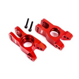 LEM9552R-Carriers, stub axle, 6061-T6 aluminum (red-anodized) (left and right)