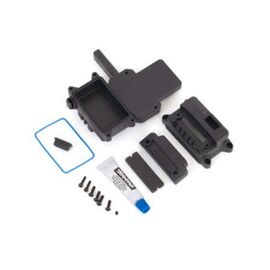 LEM9624-Box, receiver (sealed) w/ ESC mount/ receiver box cover/ access plug/ foam pads/ silicone grease/ 2.