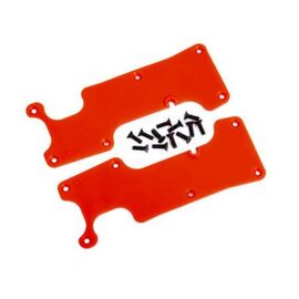 LEM9634R-Suspension arm covers, red, rear (lef t and right)/ 2.5x8 CCS (12)