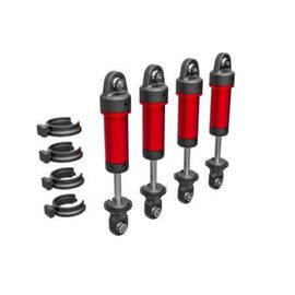 Shocks, GTM, 6061-T6 aluminum (red-an odized) (fully assembled w/o springs) (4)