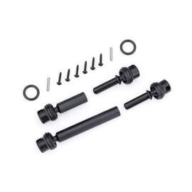 LEM9855-Driveshafts, center, assembled (front &amp; rear) (fits 1/18 scale vehicles wi th long wheelbase)