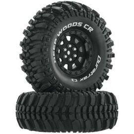 LEMDTXC4026-Deep Woods CR 1.9 Mounted F/R 1/10 Crawler C3 Tires Black 12mm (2)