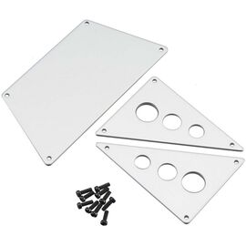 AX30530 Front Skid Plates Alum Silver