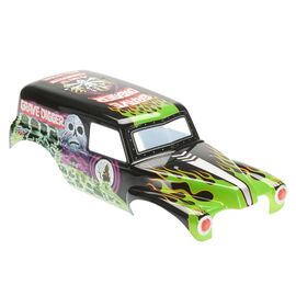LEMAXIC1459-AX31459 Grave Digger Monster Truck Pr inted Body