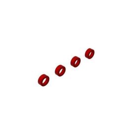 Aluminum Suspension Arm End Cap (Red) (4)
