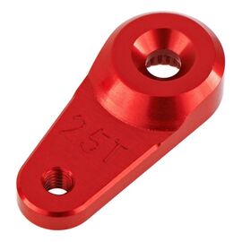 LEMARAC8871-Servo Horn Metal 25T Aluminum Red