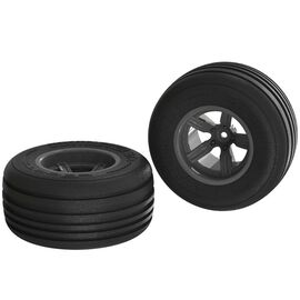 LEMARAC9624-Dirt Runner ST Front Tire Set Glued B lack (2)