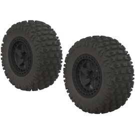 LEMARAC9630-AR550042 Fortress SC Tire Set Glued B lack (2)