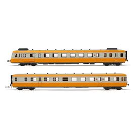 SNCF RGP2 Train automoteur D 2 parties orange/inox Ep.IV