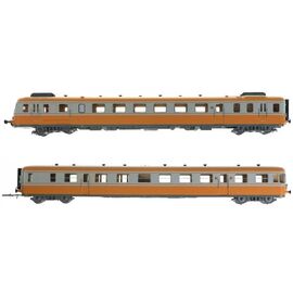 SNCF RGP2 D train automoteur 2 parties orange/inox EpIV DCS