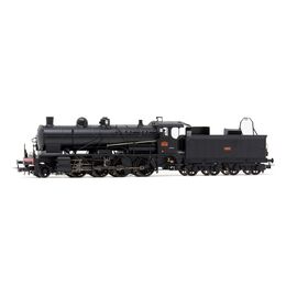 SNCF Locomotive à vapeur 140 C 158 OUEST noire Ep. III DC