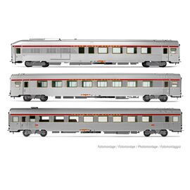 SNCF 3 voitures inox TEE Mistral set 2 Ep.VI