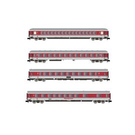 DB AG 4 voitures de voyageurs IC 1xApm 2xBm 1xArm Ep.V