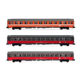 EC Mozart 3x voiture de voyageurs ÖBB ASet 2 Ep. IV
