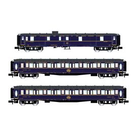 CIWL 3 voitures Train Bleu fourgon+2x Lx Set 1Ep. III