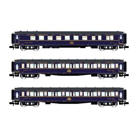CIWL 3 voitures Train Bleu WR + 2x Lx Set 2Ep. III