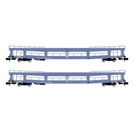 DR 2 Wagon de chargement de voitures DDm 916 bleu EpIV