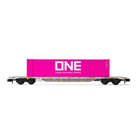 HUPAC Sgns wagon porte-conteneurs + 45`Cont. ONE Ep VI