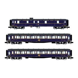 ARW02.HN4401-CIWL 3 Wagen Train Bleu fourgon+2x Lx Set 1Ep. III