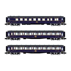 ARW02.HN4402-CIWL 3 Wagen Train Bleu WR + 2x Lx Set 2Ep. III