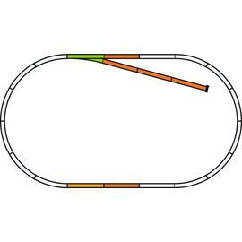 PIKO Voie A avec ballast Set de voies B