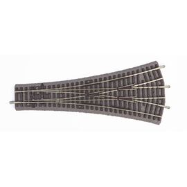 Voie A avec lit. Aiguillage à 3 voies W3