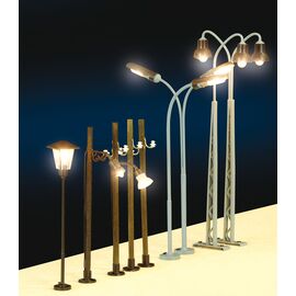 Lampe sur mât en bois à 1 flamme 90 mm