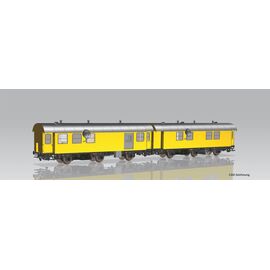 Coffret de wagons-logements/ateliers 3yg Construction ferroviaire DB AG Ep.VI