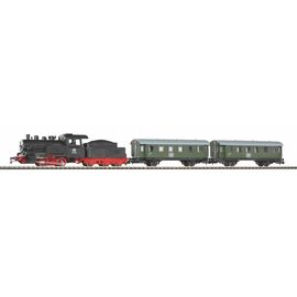 Coffret de départ Locomotive + Tender + Perswgn. voie A Bétonnage