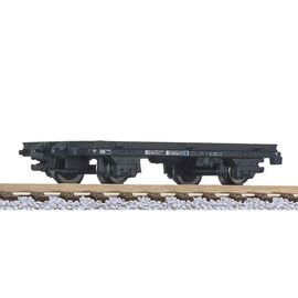 Wagon plat de service ferroviaire noir Ep.IV-VI