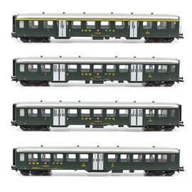 Coffret CFF de wagons légers en acier I - Epoque IV