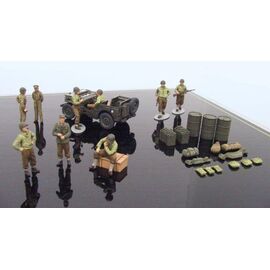 L'infanterie américaine au repos WWII