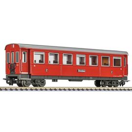 ARW08.344556-4-achs. Personenwagen Zillertalbahn rot Ep.VI