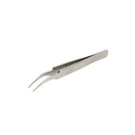 Pincette HG acier courbée (pointe ronde)