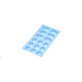 Palette de mélange de couleurs plastique 15 trous (5 pcs)